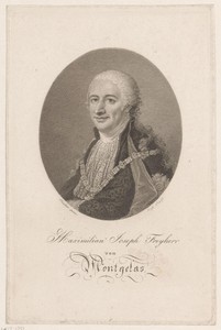 Portret van Maximilian von Montgelas
