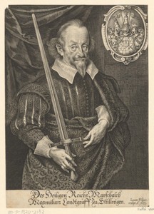 Portret van Maximilian von Pappenheim