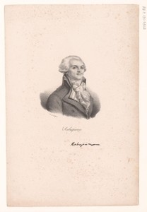 Portret van Maximilien de Robespierre