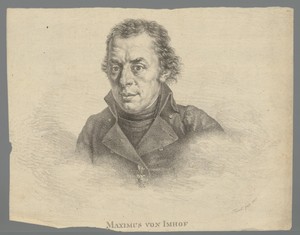Portret van Maximus von Imhof