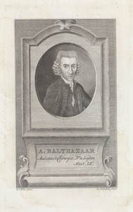 Portret van medicus Alexander Balthazaar
