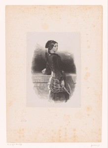Portret van Mélanie Waldor als Gulnare uit Le Corsaire