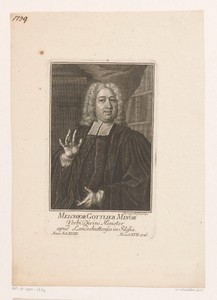 Portret van Melchior Gottlieb Minor