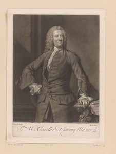 Portret van meneer Caveller