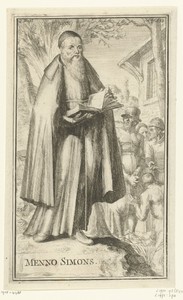 Portret van Menno Simons