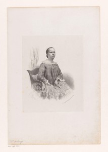 Portret van mevrouw De Lange