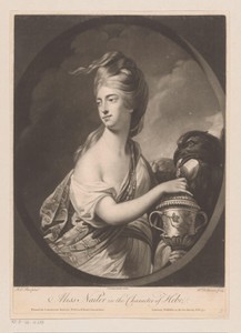 Portret van mevrouw Nailer in de rol van Hebe