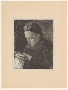 Portret van mevrouw Sluiter-Metelerkamp
