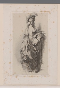 Portret van mevrouw Thomas Graham