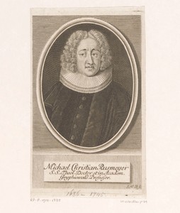 Portret van Michael Christian Rusmeyer