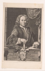 Portret van Michael Gottfried Wittwer