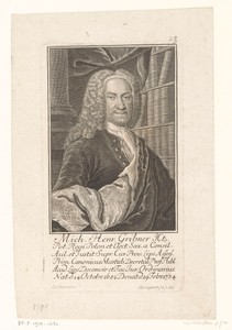 Portret van Michael Heinrich Griebner