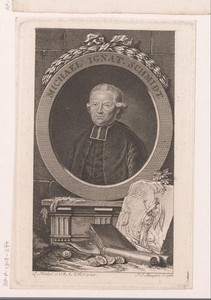 Portret van Michael Ignaz Schmidt