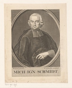 Portret van Michael Ignaz Schmidt