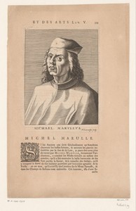 Portret van Michael Tarchaniota Marullus