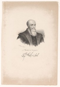 Portret van Michel de l'Hospital