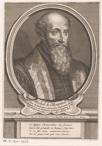 Portret van Michel de L'Hospital