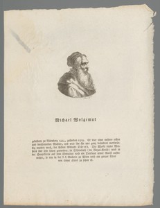 Portret van Michel Wolgemut