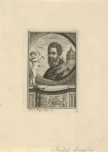 Portret van Michelangelo