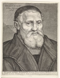 Portret van Michelangelo