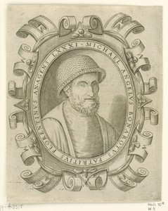 Portret van Michelangelo Buonarroti