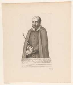 Portret van Miguel de Molinos na zijn veroordeling in 1687