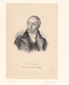 Portret van minister François Guizot