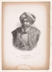 Portret van Mohammed Ali van Egypte