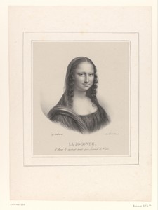 Portret van Mona Lisa