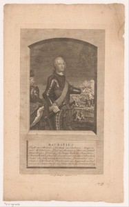 Portret van Moritz von Anhalt-Dessau