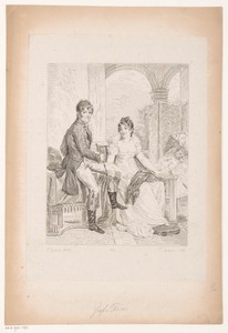Portret van Moritz von Fries en zijn vrouw