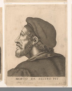 Portret van Morto da Feltre