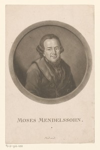 Portret van Moses Mendelssohn