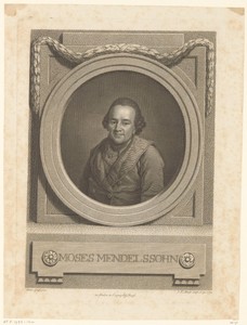 Portret van Moses Mendelssohn