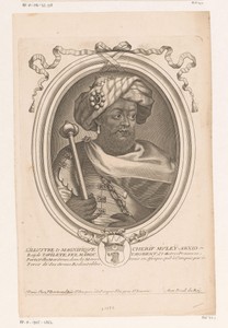 Portret van Moulay al-Rashid, sultan van Marokko