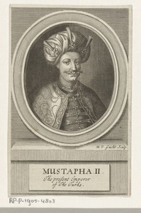 Portret van Mustafa II
