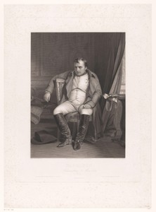 Portret van Napoleon I Bonaparte te Fontainebleau