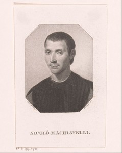 Portret van Niccolò Machiavelli