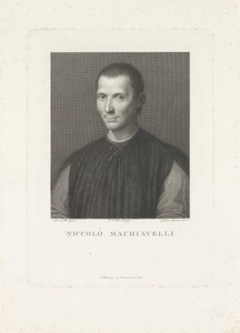 Portret van Niccolò Machiavelli