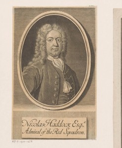 Portret van Nicholas Haddock