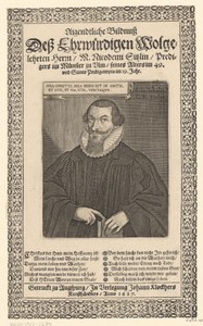 Portret van Nicodemus Sitzlin