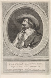 Portret van Nicolaas Hasselaer