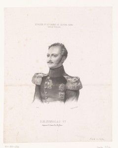 Portret van Nicolaas I Pavlovitsj, tsaar van Rusland