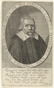 Portret van Nicolaas Langius