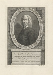 Portret van Nicolaas Lodewijk, Graaf van Zinzendorff