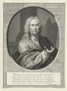 Portret van Nicolaas Verkolje