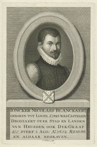 Portret van Nicolaes Blanckaert