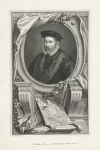 Portret van Nicolas Bacon