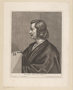 Portret van Nicolas Poussin
