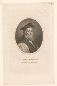 Portret van Nicolas Ridley